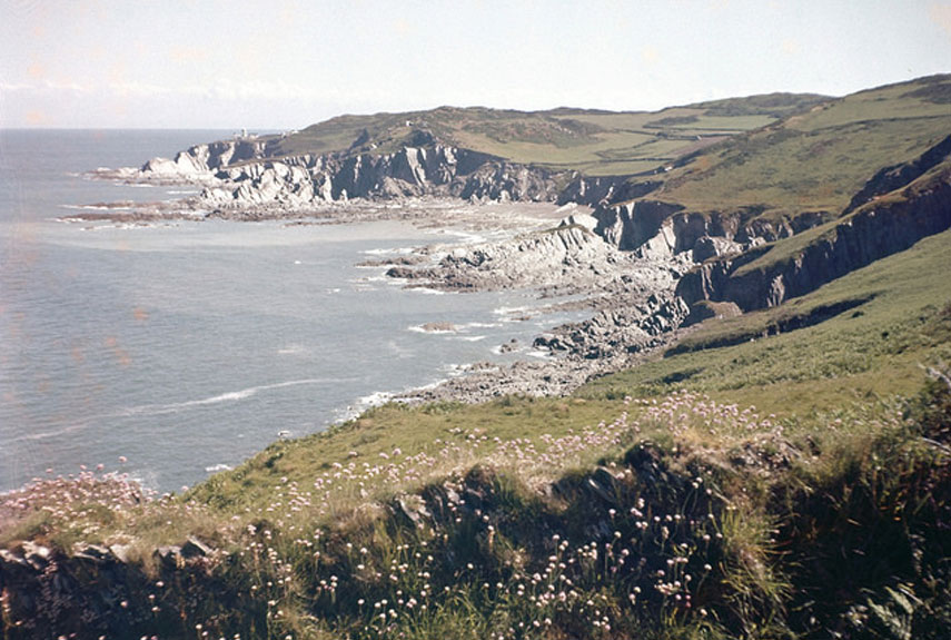 Cliffs & Rolling Green Hills meet the Sea