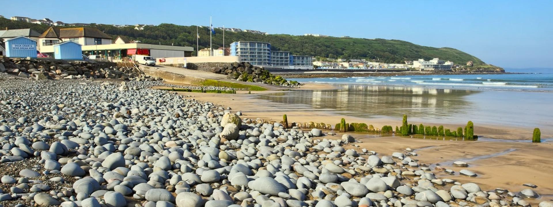 Westward Ho! Village Taken from the Pebble Ridge and Beach