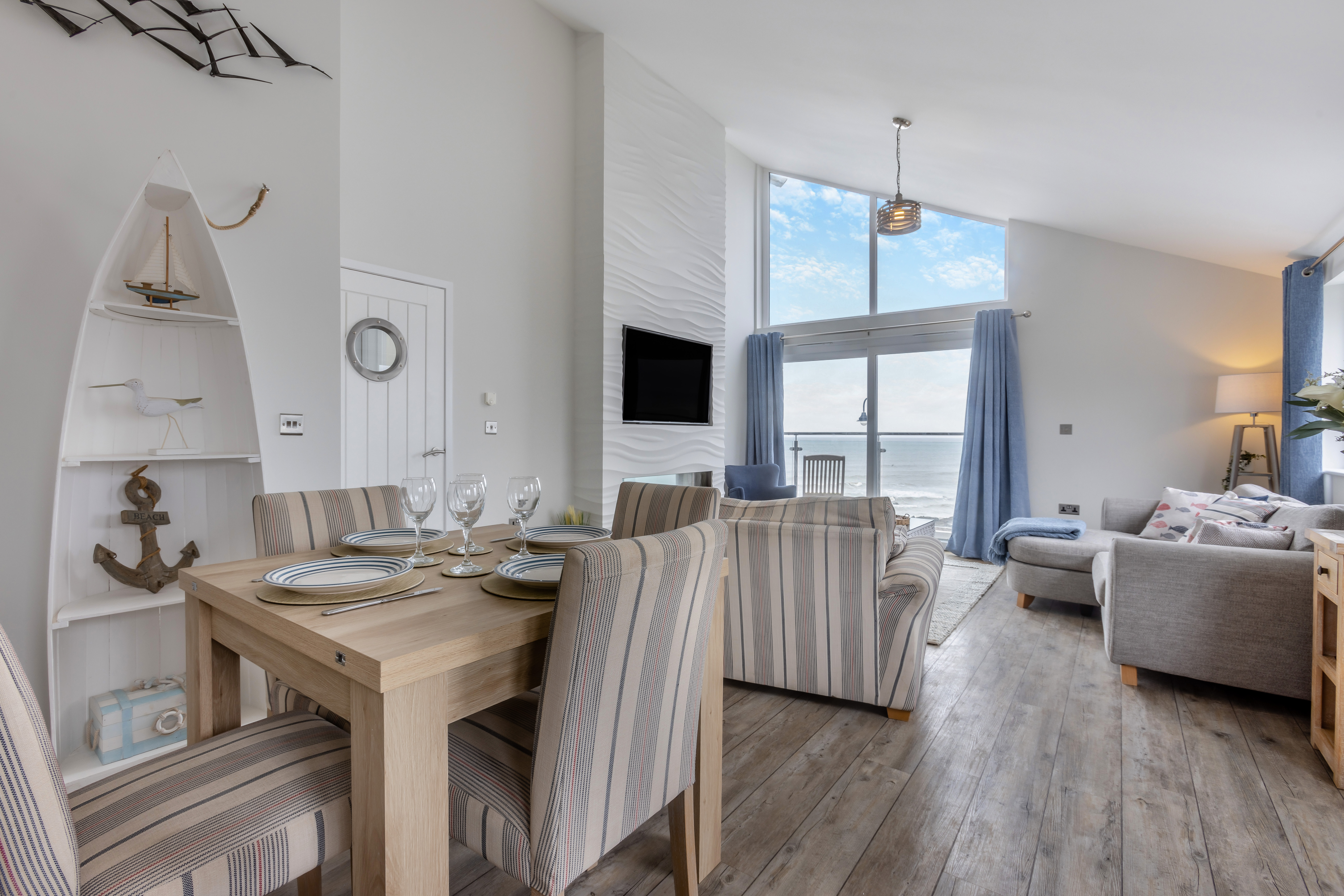 luxury apartments overlooking the beach in Westwrd Ho! North Devon