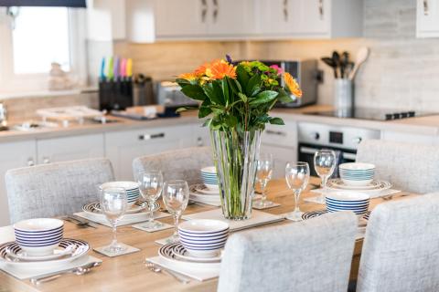Dining Area of an Apartment on a Holiday Park