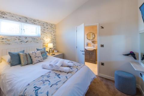 Master Bedroom with a Glimpse of a En-suite Bathroom