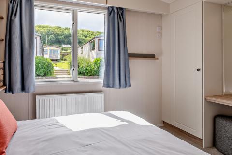 Master Bedroom Area in a Caravan Holiday Home