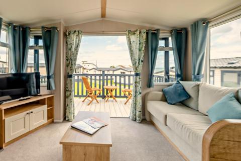 Lounge Area in a Caravan Holiday Home