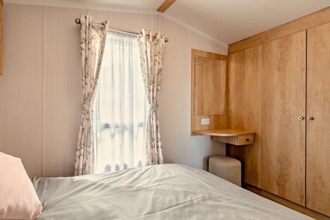 Master Bedroom Area in a Caravan Holiday Home