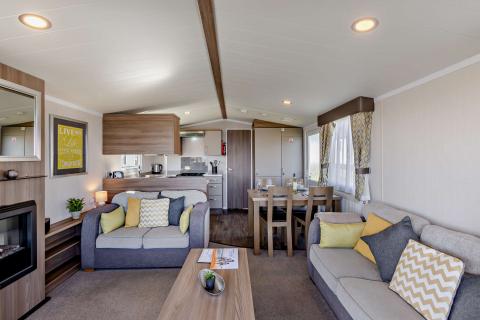 Puffin Deluxe 2 bedroom living area