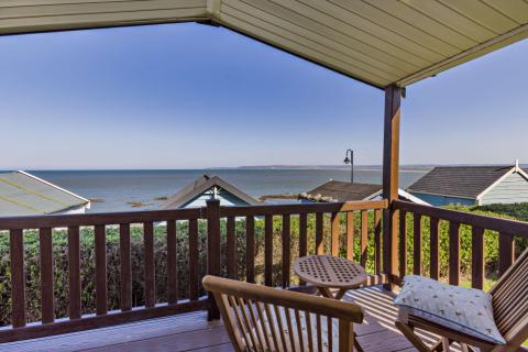 Puffin Deluxe covered terrace