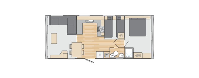 Floorplan Drawing of a Holiday Home