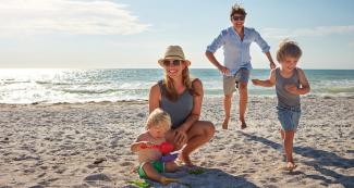 Blue light discount offers for holidays at Beachside