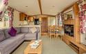 Living, Dining & Kitchen area of a Caravan Holiday Home