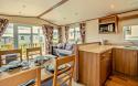 Living, Dining & Kitchen area of a Caravan Holiday Home