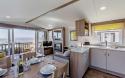 Puffin Deluxe living area looking out to sea